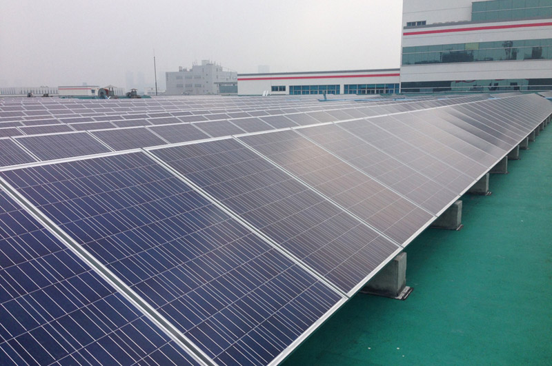常熟開關廠太陽能屋面防水工程